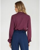 Blouse Victoire bordeaux