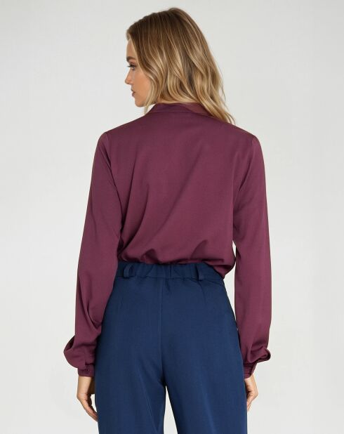 Blouse Victoire bordeaux