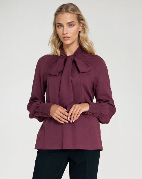 Blouse Nora bordeaux