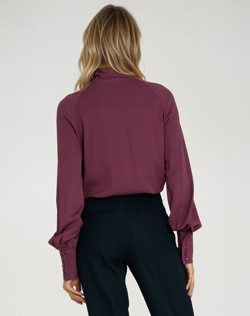 Blouse Nora bordeaux