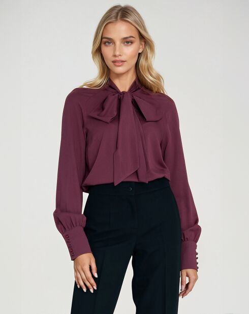 Blouse Nora bordeaux