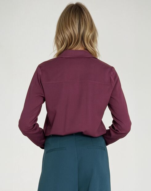 Blouse Elie bordeaux