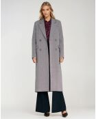 Manteau Assia herringbone