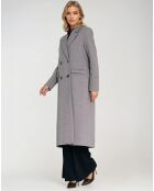 Manteau Assia herringbone