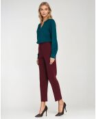 Pantalon Albane bordeaux