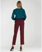 Pantalon Albane bordeaux