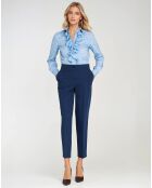 Pantalon Albane bleu