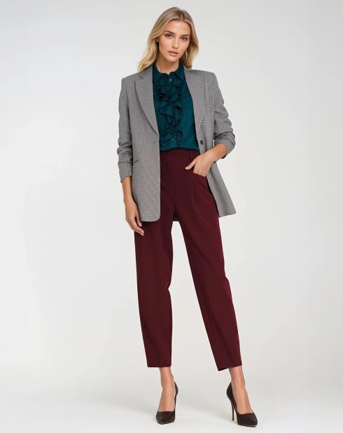 Pantalon Joy bordeaux