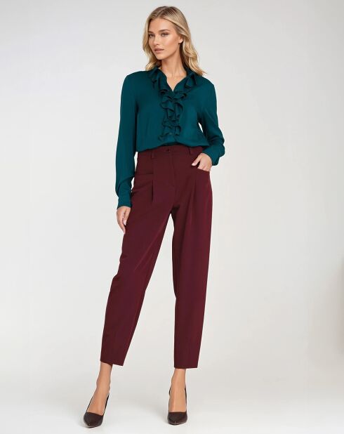 Pantalon Joy bordeaux