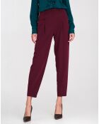 Pantalon Joy bordeaux