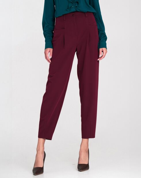 Pantalon Joy bordeaux