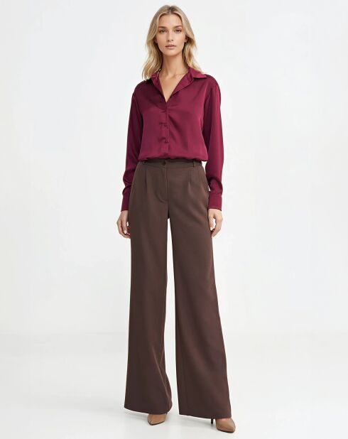 Pantalon Clémence marron