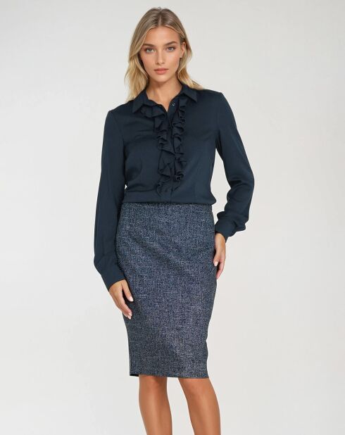 Jupe Olivia bleue