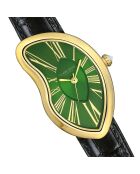 Montre Femme Old Money en Cuir noire