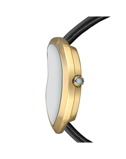 Montre Femme Old Money en Cuir noire