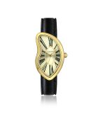 Montre Femme Old Money en Cuir noire