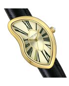 Montre Femme Old Money en Cuir noire