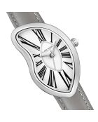 Montre Femme Old Money en Cuir grise