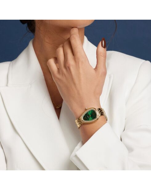 Montre Femme Vintage en Acier dorée