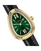 Montre Femme Vintage en Cuir noire