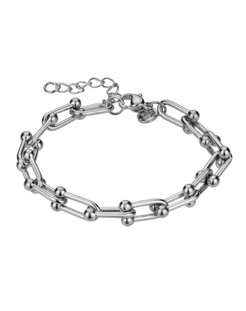 Bracelet Vasto en Acier argenté