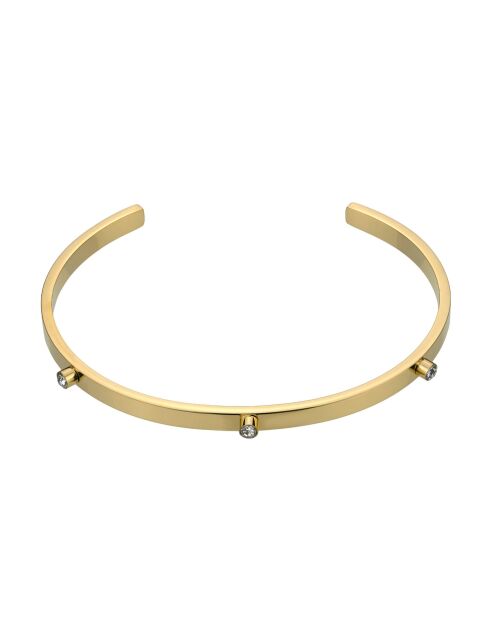 Bracelet Bomba en Acier & Cristal doré