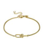 Bracelet Pineto en Acier doré