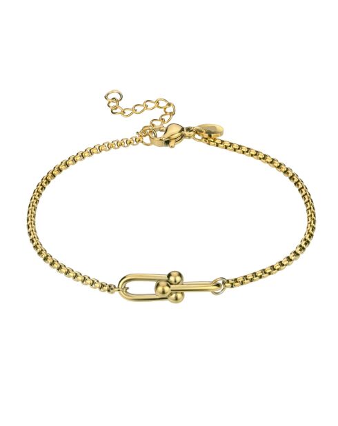 Bracelet Pineto en Acier doré