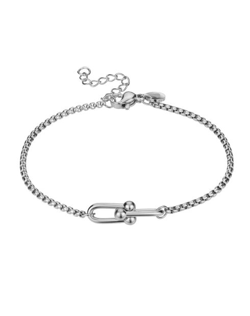 Bracelet Pineto en Acier argenté