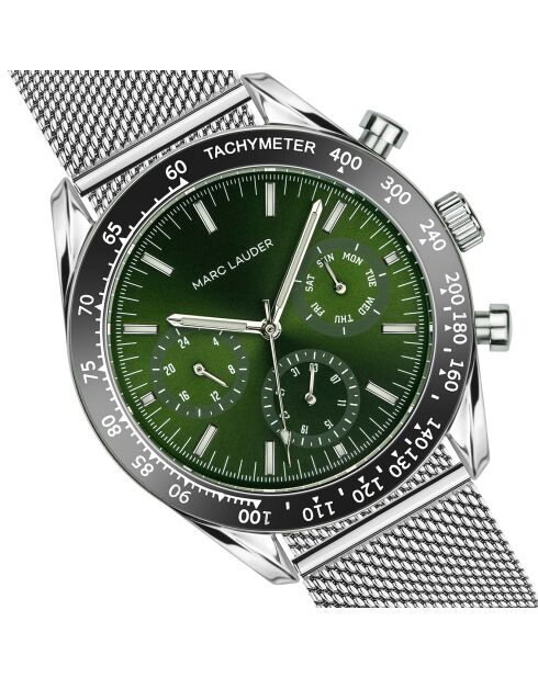 Montre Homme Lisbon en Acier argentée