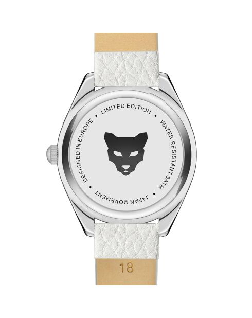 Montre Femme Athens en Cuir blanche