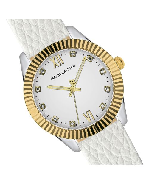 Montre Femme Athens en Cuir blanche