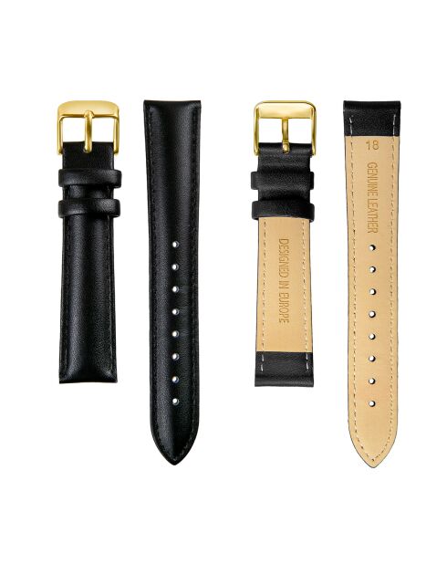 Montre Femme Aires en Cuir noire