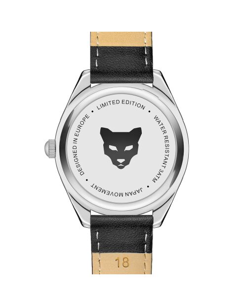 Montre Femme Aires en Cuir noire