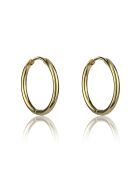 Boucles d'oreilles Tivoli en Acier dorées