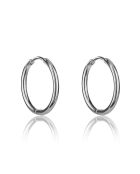 Boucles d'oreilles Tivoli en Acier argentées