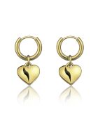 Boucles d'oreilles Viterbo en Acier dorées