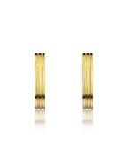Boucles d'oreilles Gaeta en Acier dorées