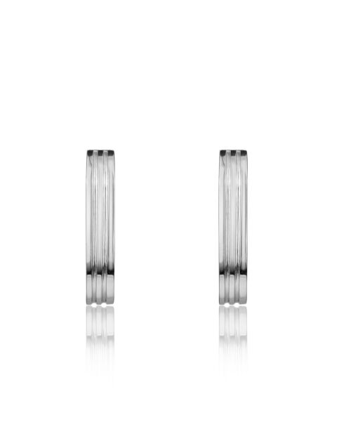 Boucles d'oreilles Gaeta en Acier argentées