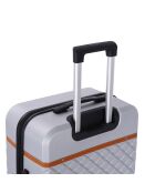 Valise Cabine 4 roues doubles Odeon 55 cm argentée