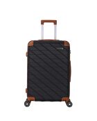 Valise Cabine 4 roues doubles St Germ 55 cm noire