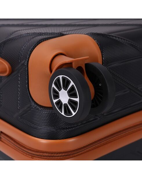 Valise Cabine 4 roues doubles St Germ 55 cm noire