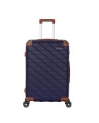 Valise Cabine 4 roues doubles St Germ 55 cm bleu marine