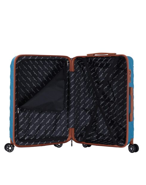 Valise Cabine 4 roues doubles St Germ 55 cm bleu indigo