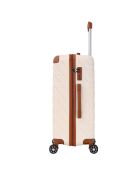 Valise Moyen Séjour 4 roues doubles St Germ 65 cm crème
