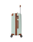 Valise Moyen Séjour 4 roues doubles Trocadéro 65 cm vert amande