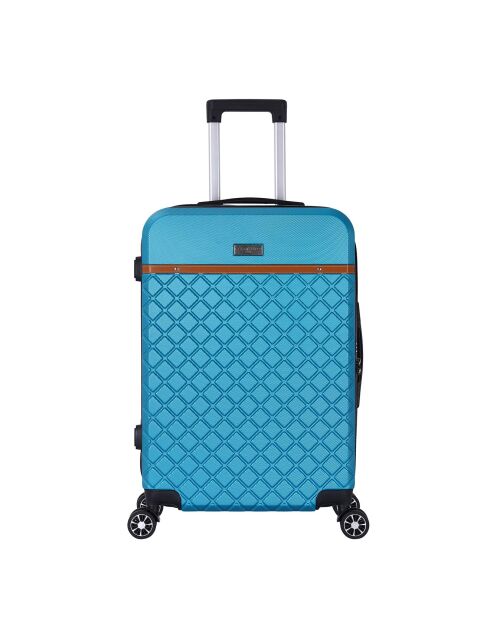 Valise Long Séjour 4 roues doubles Odeon 75 cm bleu indigo