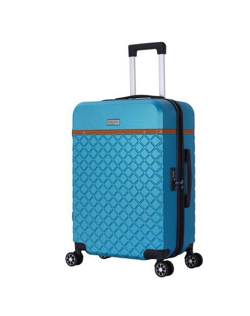Valise Long Séjour 4 roues doubles Odeon 75 cm bleu indigo