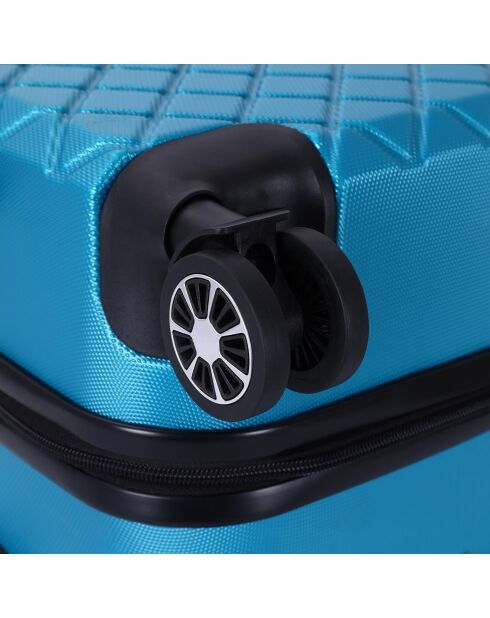 Valise Long Séjour 4 roues doubles Odeon 75 cm bleu indigo