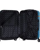 Valise Long Séjour 4 roues doubles Odeon 75 cm bleu indigo